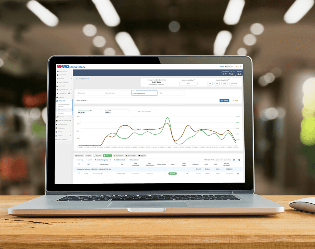 eMAG – registrácia a spustenie predaja