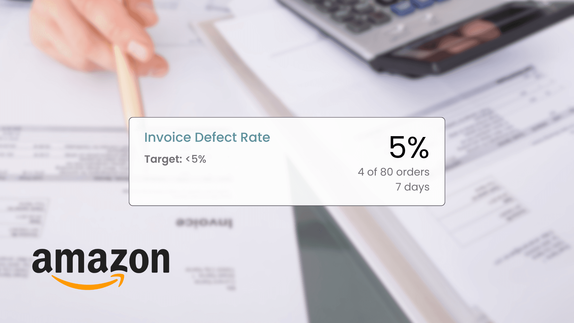 Čo je Invoice Defect Rate na Amazone a ako funguje?